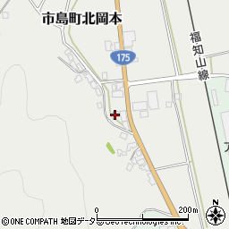 兵庫県丹波市市島町北岡本85-3周辺の地図