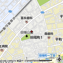 愛知県瀬戸市田端町周辺の地図