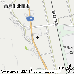 兵庫県丹波市市島町北岡本79周辺の地図