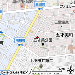 愛知県名古屋市西区五才美町64周辺の地図