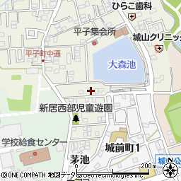 愛知県尾張旭市平子町中通128周辺の地図