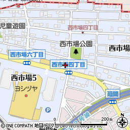 ファミリーマート清須西市場店周辺の地図