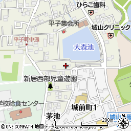 愛知県尾張旭市平子町中通126周辺の地図