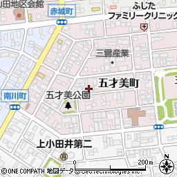 愛知県名古屋市西区五才美町165周辺の地図