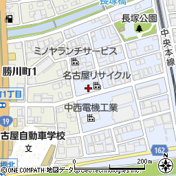 愛知県春日井市長塚町1丁目71周辺の地図