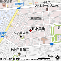愛知県名古屋市西区五才美町周辺の地図
