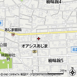 愛知県名古屋市北区楠味鋺5丁目1319周辺の地図