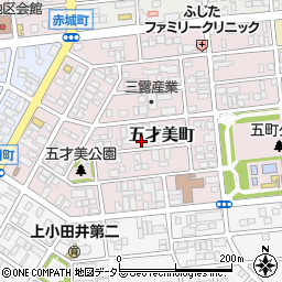愛知県名古屋市西区五才美町168周辺の地図