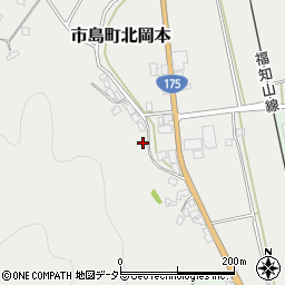 兵庫県丹波市市島町北岡本139周辺の地図