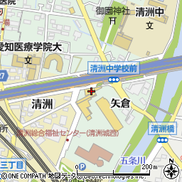 日産プリンス名古屋清洲店周辺の地図