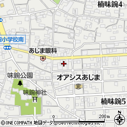愛知県名古屋市北区楠味鋺5丁目1218周辺の地図