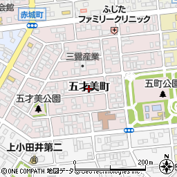 愛知県名古屋市西区五才美町171周辺の地図
