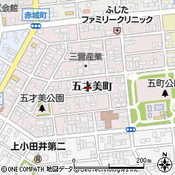 愛知県名古屋市西区五才美町170周辺の地図