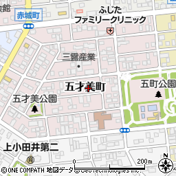 愛知県名古屋市西区五才美町172周辺の地図