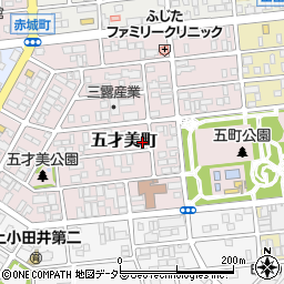 愛知県名古屋市西区五才美町174周辺の地図