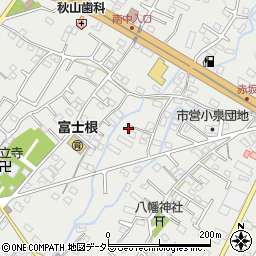 静岡県富士宮市小泉周辺の地図