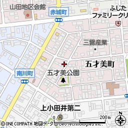 愛知県名古屋市西区五才美町71周辺の地図