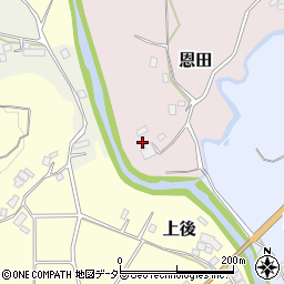 千葉県富津市恩田230周辺の地図