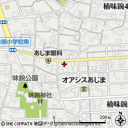 愛知県名古屋市北区楠味鋺5丁目1203周辺の地図