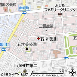 愛知県名古屋市西区五才美町159周辺の地図