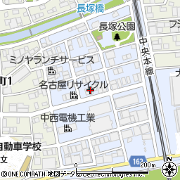 イケックス工業長塚倉庫周辺の地図
