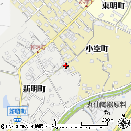愛知県瀬戸市新明町71周辺の地図