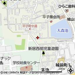 愛知県尾張旭市平子町中通143周辺の地図