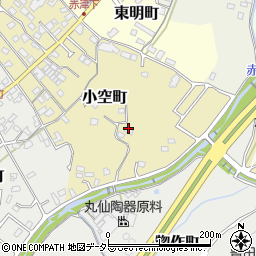 愛知県瀬戸市小空町20周辺の地図
