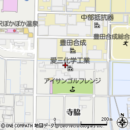 愛三化学工業周辺の地図