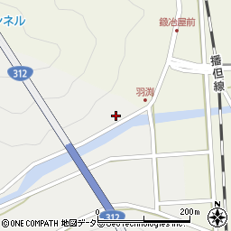 兵庫県朝来市田路218周辺の地図