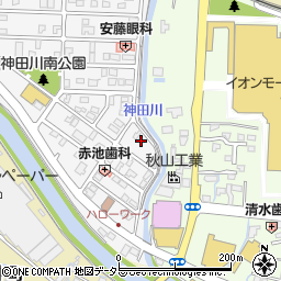 静岡県富士宮市神田川町9周辺の地図