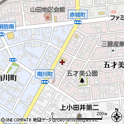愛知県名古屋市西区五才美町7周辺の地図