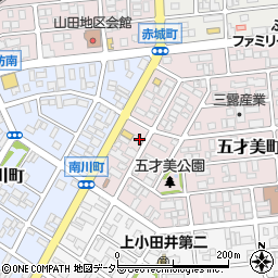 愛知県名古屋市西区五才美町29周辺の地図