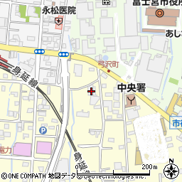 静岡県富士宮市田中町552周辺の地図