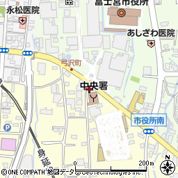 静岡県富士宮市源道寺町1周辺の地図