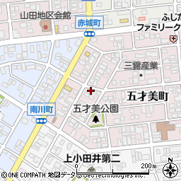 愛知県名古屋市西区五才美町69周辺の地図