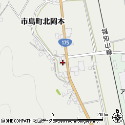 兵庫県丹波市市島町北岡本85周辺の地図