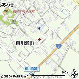 滋賀県彦根市南川瀬町957周辺の地図