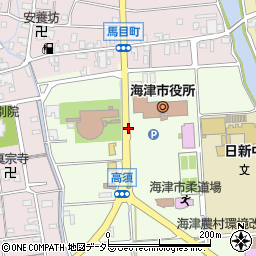 海津市役所周辺の地図