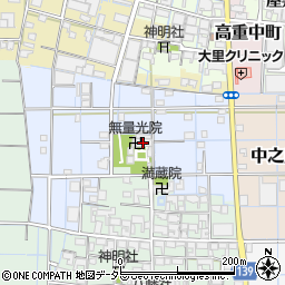 愛知県稲沢市中之庄町辻畑101周辺の地図