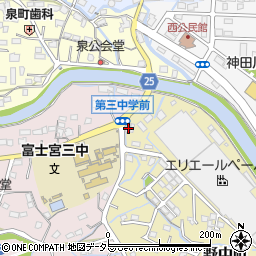静岡県富士宮市野中町384周辺の地図