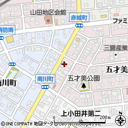 愛知県名古屋市西区五才美町8周辺の地図