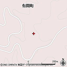 愛知県豊田市有間町赤坂周辺の地図