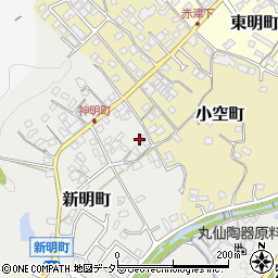 愛知県瀬戸市新明町73周辺の地図