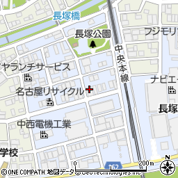 愛知県春日井市長塚町1丁目80周辺の地図