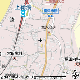 千葉県富津市湊657周辺の地図
