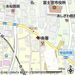 静岡県富士宮市田中町588周辺の地図