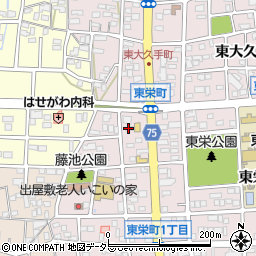 ファミール東栄周辺の地図