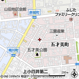愛知県名古屋市西区五才美町73周辺の地図