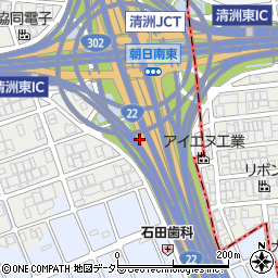 清須出口周辺の地図